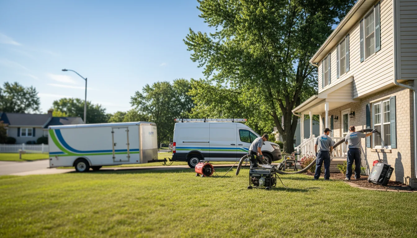 Flooded Basement Restoration And Cleanup With Repair in Burr, NE near me